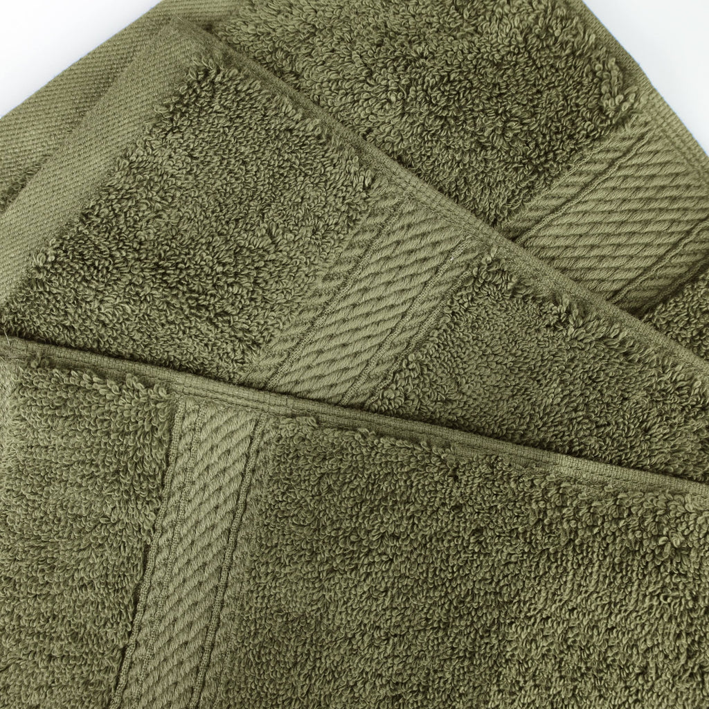 Ensemble de 10 serviettes épaisses en coton égyptien de qualité supérieure