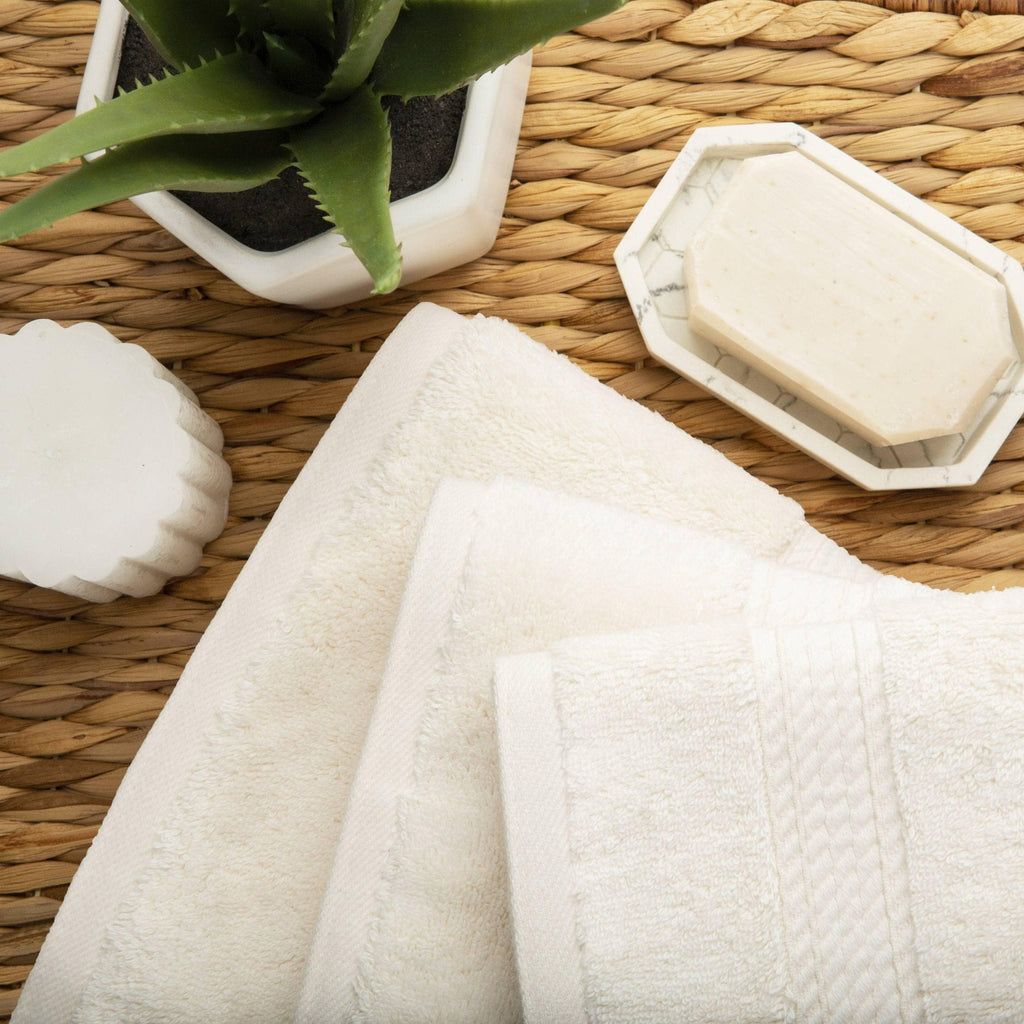 Ensemble de serviettes 3 pièces en coton égyptien épais de qualité supérieure