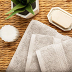 Ensemble de serviettes 3 pièces en coton égyptien épais de qualité supérieure