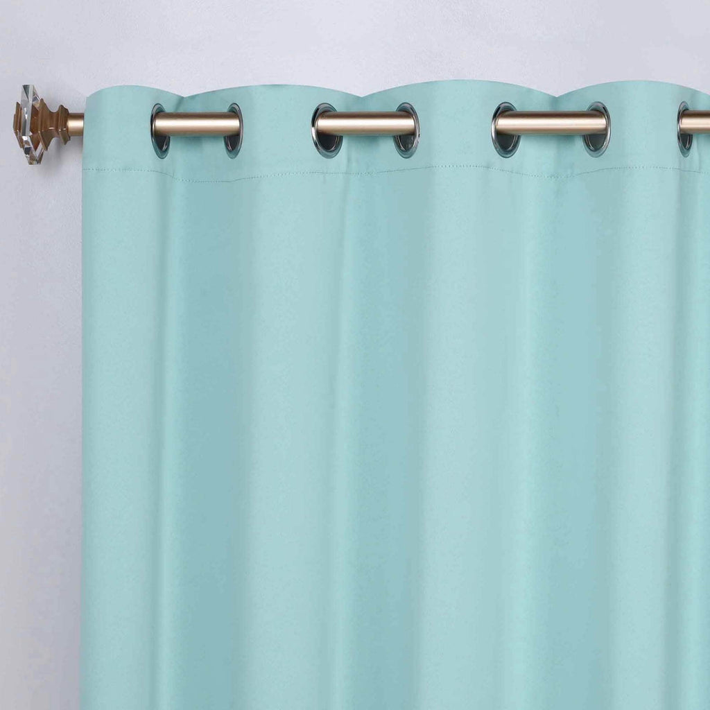 Rideaux occultants lavables de qualité supérieure, solides et modernes, lot de 2 panneaux