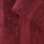 Ensemble de 18 serviettes de bain en rayonne de bambou et coton de qualité supérieure (6 serviettes de bain, 6 serviettes à main, 6 serviettes pour le visage)