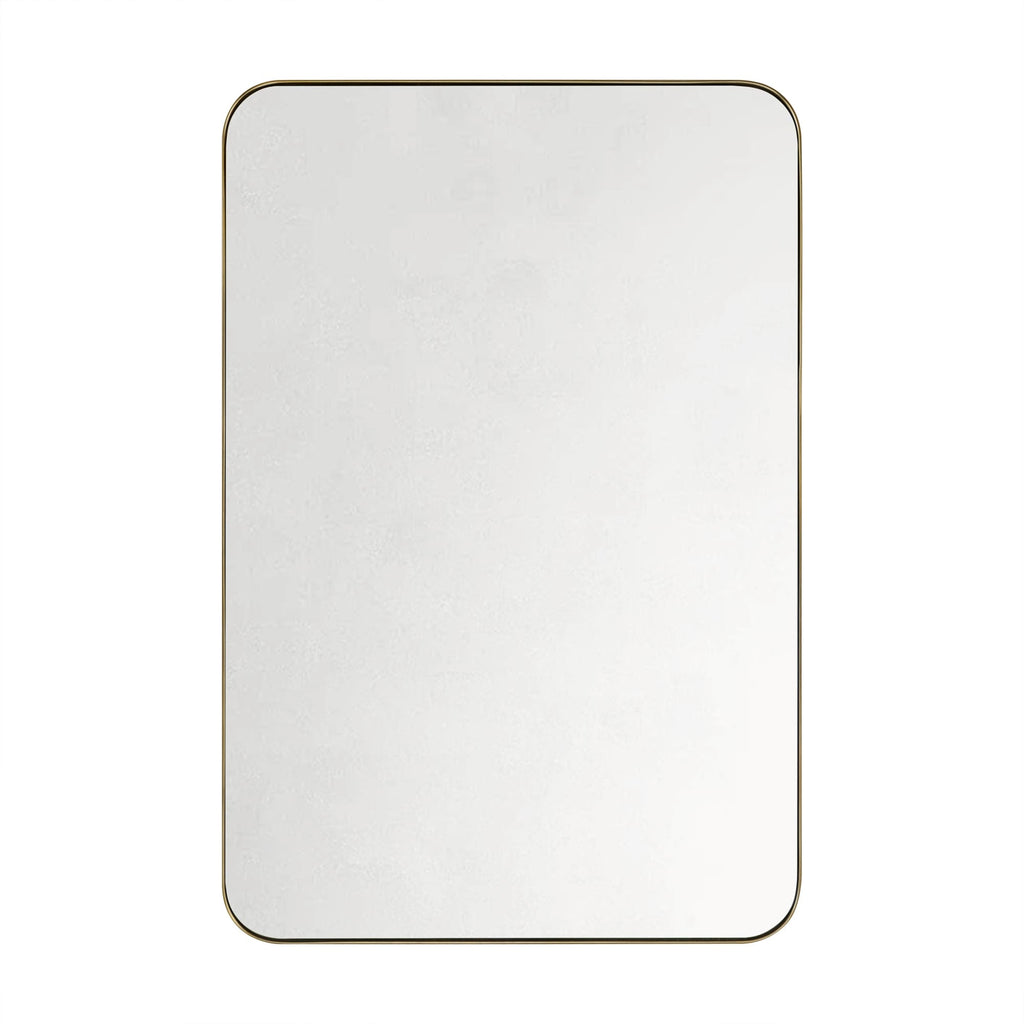 Miroir de salle de bain rectangulaire moderne et contemporain TEHOME Kengston