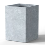 Jardinières rectangulaires en béton de grande taille / Grandes jardinières d'intérieur et d'extérieur