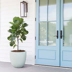 Jardinière ronde conique en MgO, pour l'intérieur et l'extérieur