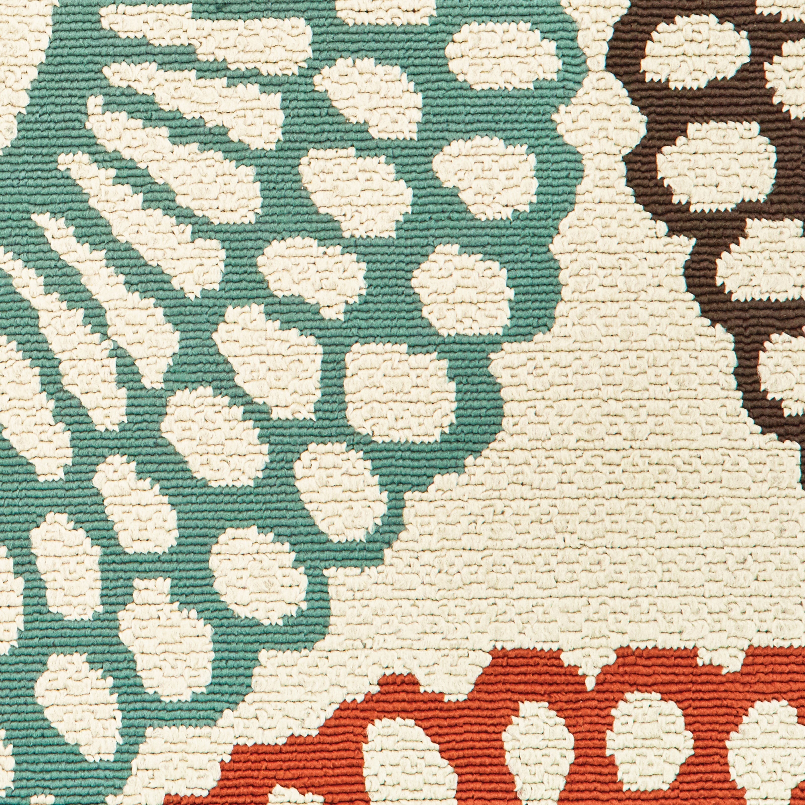 Tapis d'intérieur et d'extérieur multicolore Vista Home Malta Medallions