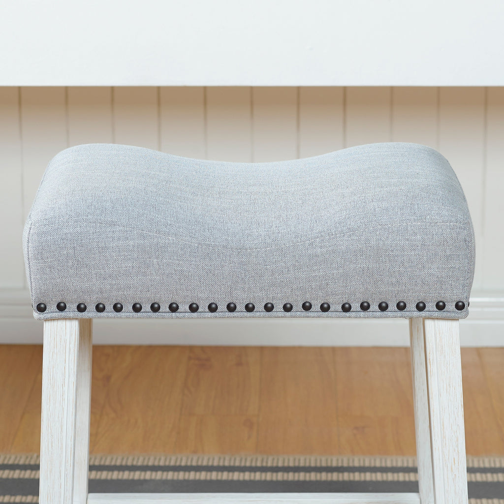 Tabourets de bar sans dossier Barish de Gray Barn (lot de 2)