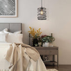 Suspension à 1 lumière de style ferme Gray Barn pour îlot de cuisine et salle à manger