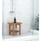 Le banc de douche en teck original pour spa