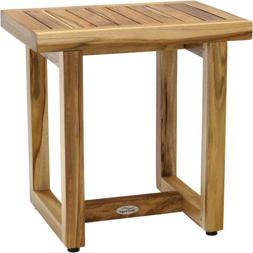 Le banc de douche en teck original pour spa