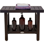 Le banc de douche en teck original pour spa