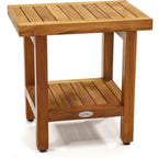 Le banc de douche en teck original pour spa