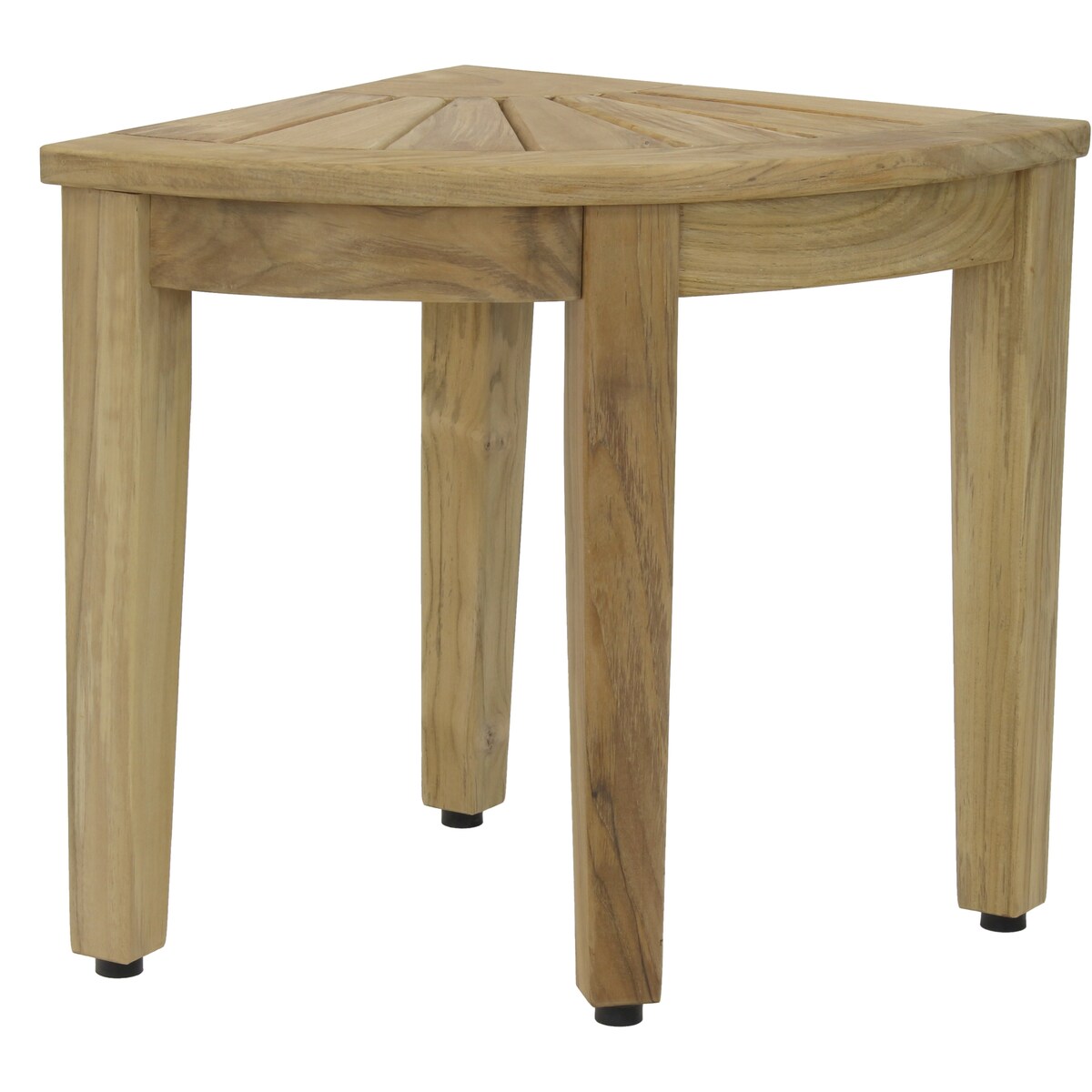 Le banc de douche d'angle en teck original Kai