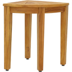 Le banc de douche d'angle en teck original Kai