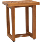 Le banc de douche en teck original pour spa