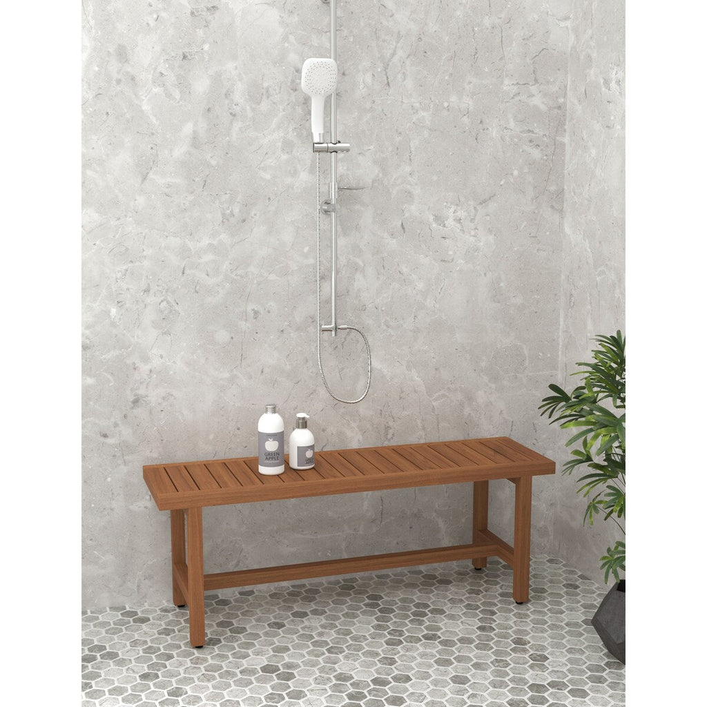 Le banc de douche en teck original pour spa