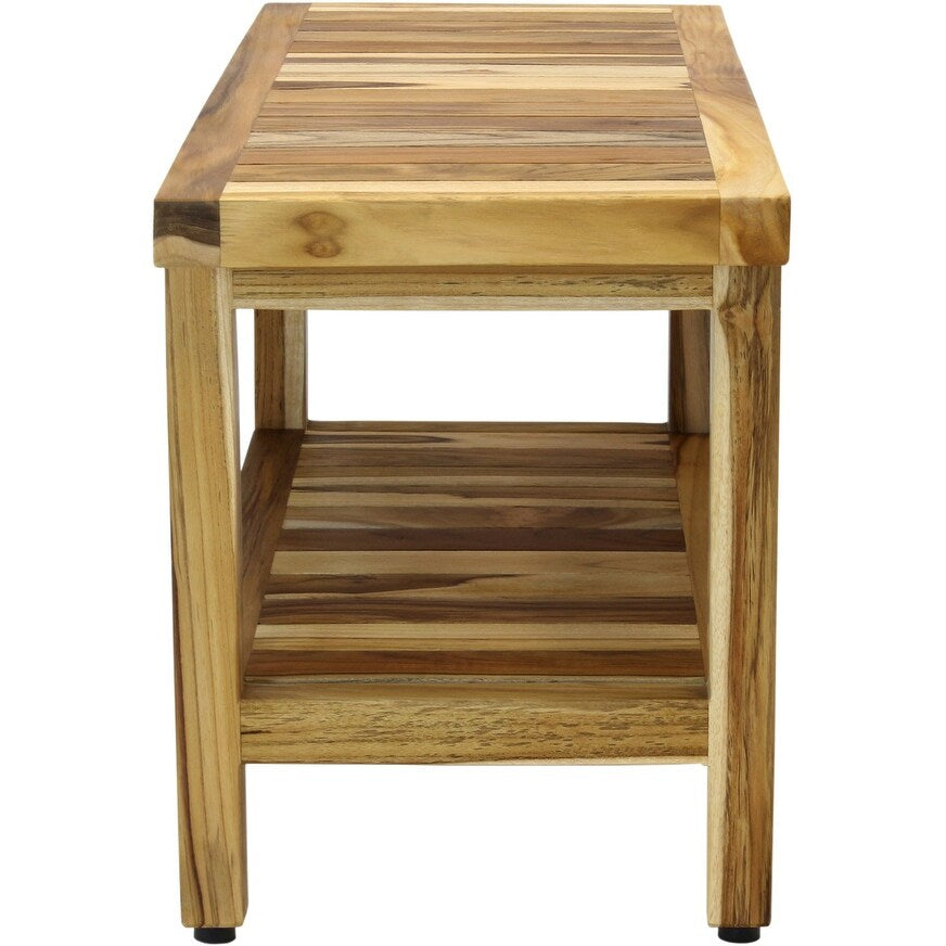 Le banc de douche en teck original pour spa