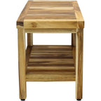 Le banc de douche en teck original pour spa