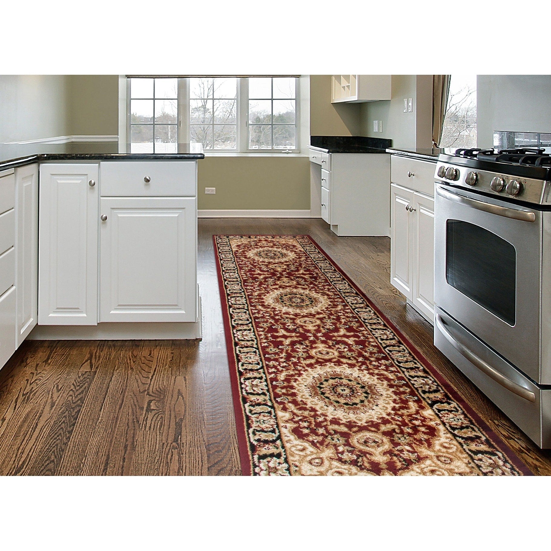 Tapis médaillon oriental traditionnel de la World Rug Gallery