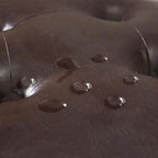 Banc ottoman de rangement capitonné, repose-pieds rectangulaire