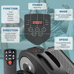 Vélo elliptique sous le bureau, avec télécommande, pédalier assis pour seniors, adultes et adolescents