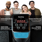 Vélo elliptique sous le bureau, avec télécommande, pédalier assis pour seniors, adultes et adolescents