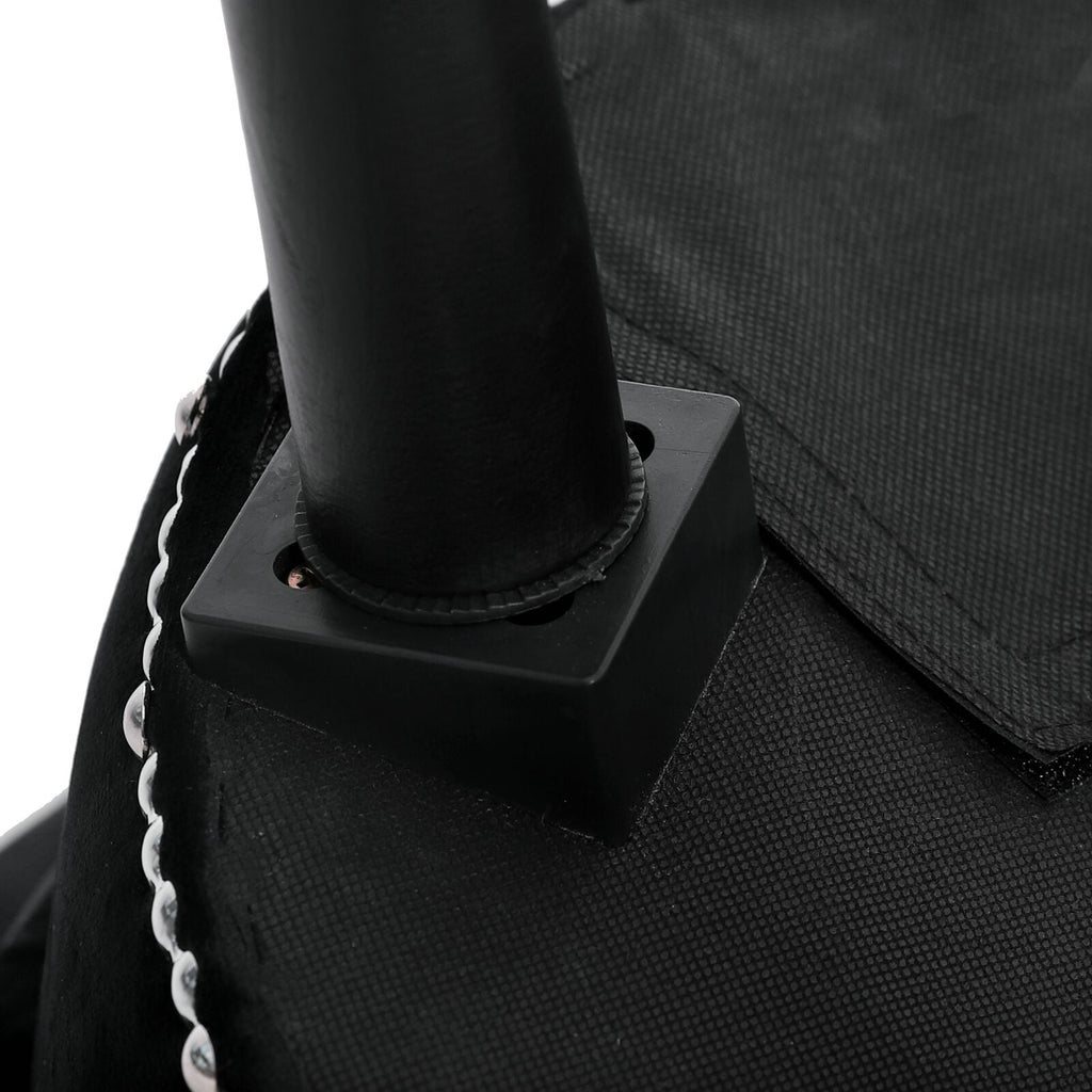 Tabouret de maquillage VEIKOUS avec dossier bas et pieds en bois - 17,3 x 15,7 x 25,1