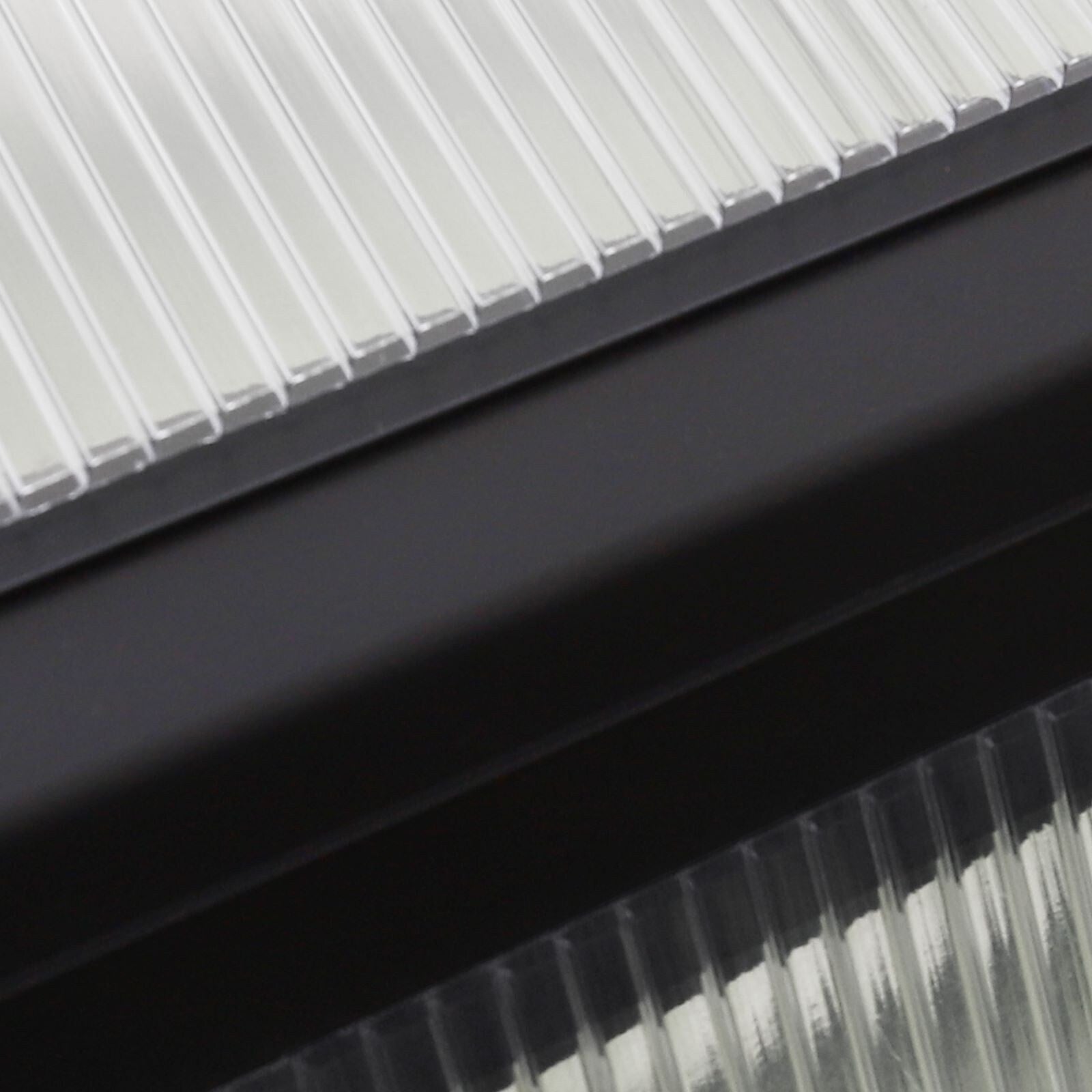 Serre de jardin en aluminium VEIKOUS avec ventilation de toit réglable et porte verrouillable, gris