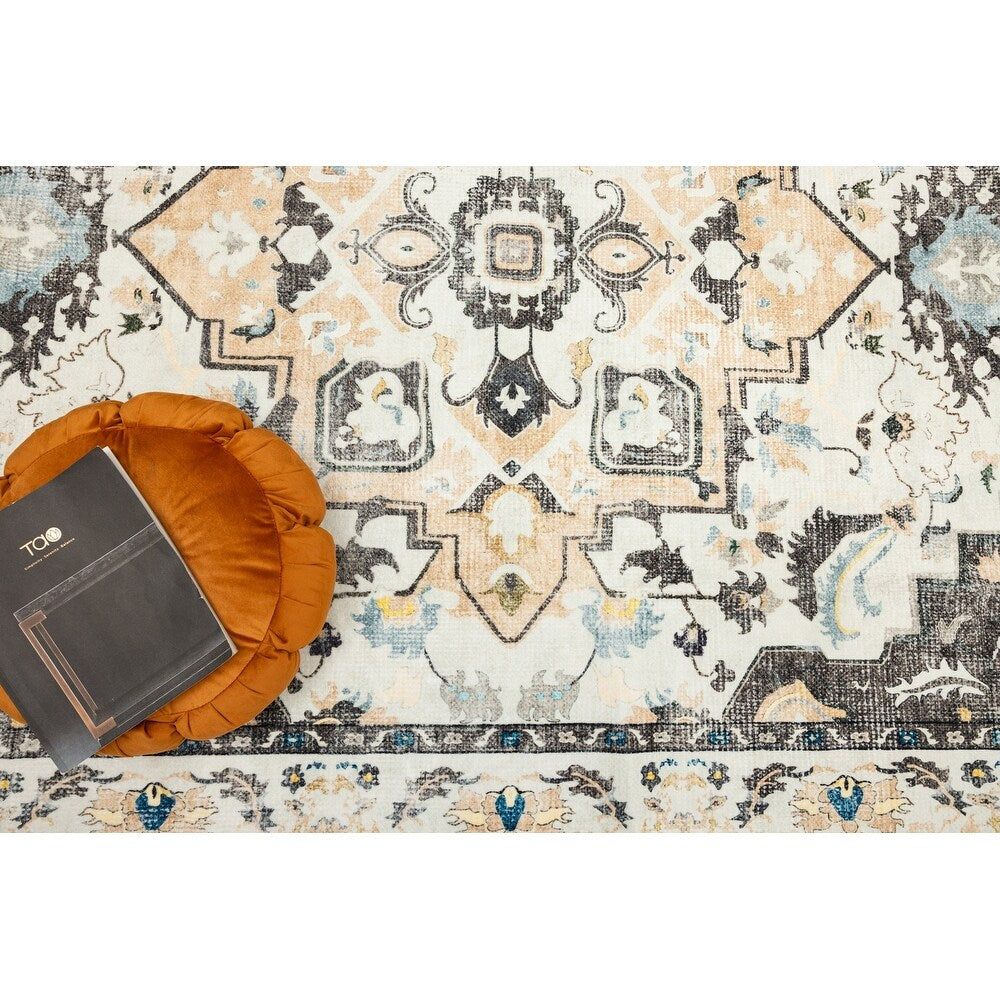 Tapis abstrait moderne vintage