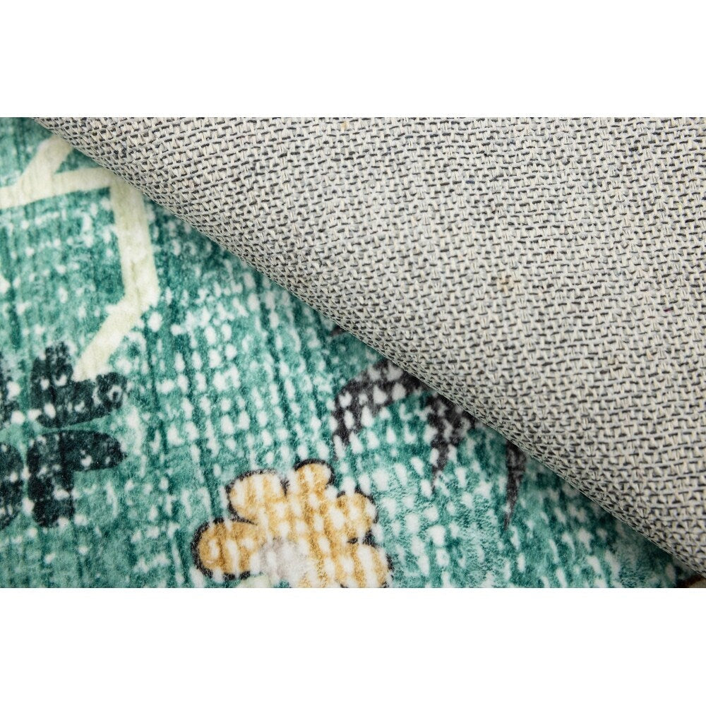 Tapis abstrait moderne vintage