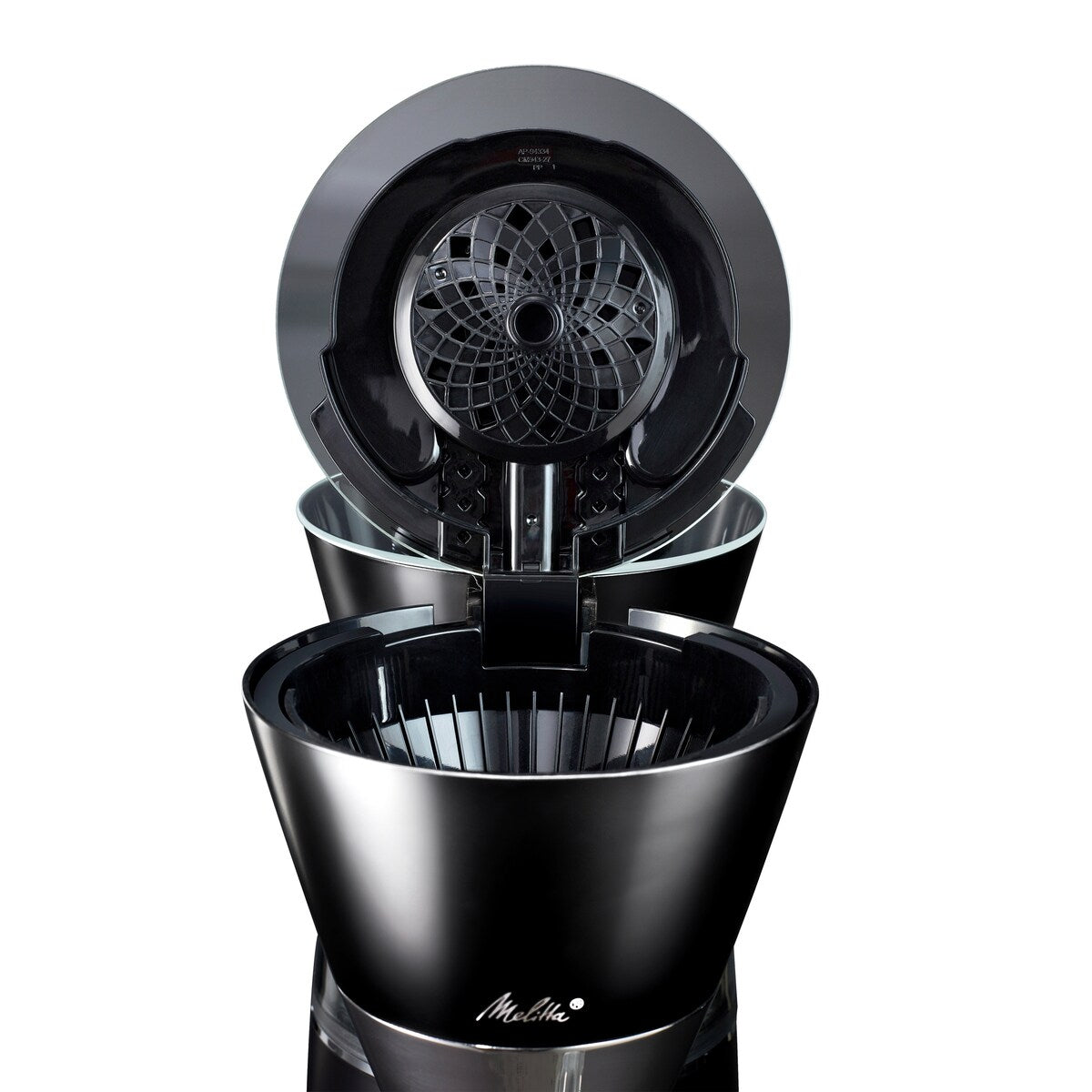 Cafetière filtre Vision Luxe 12 tasses avec tableau de bord rotatif