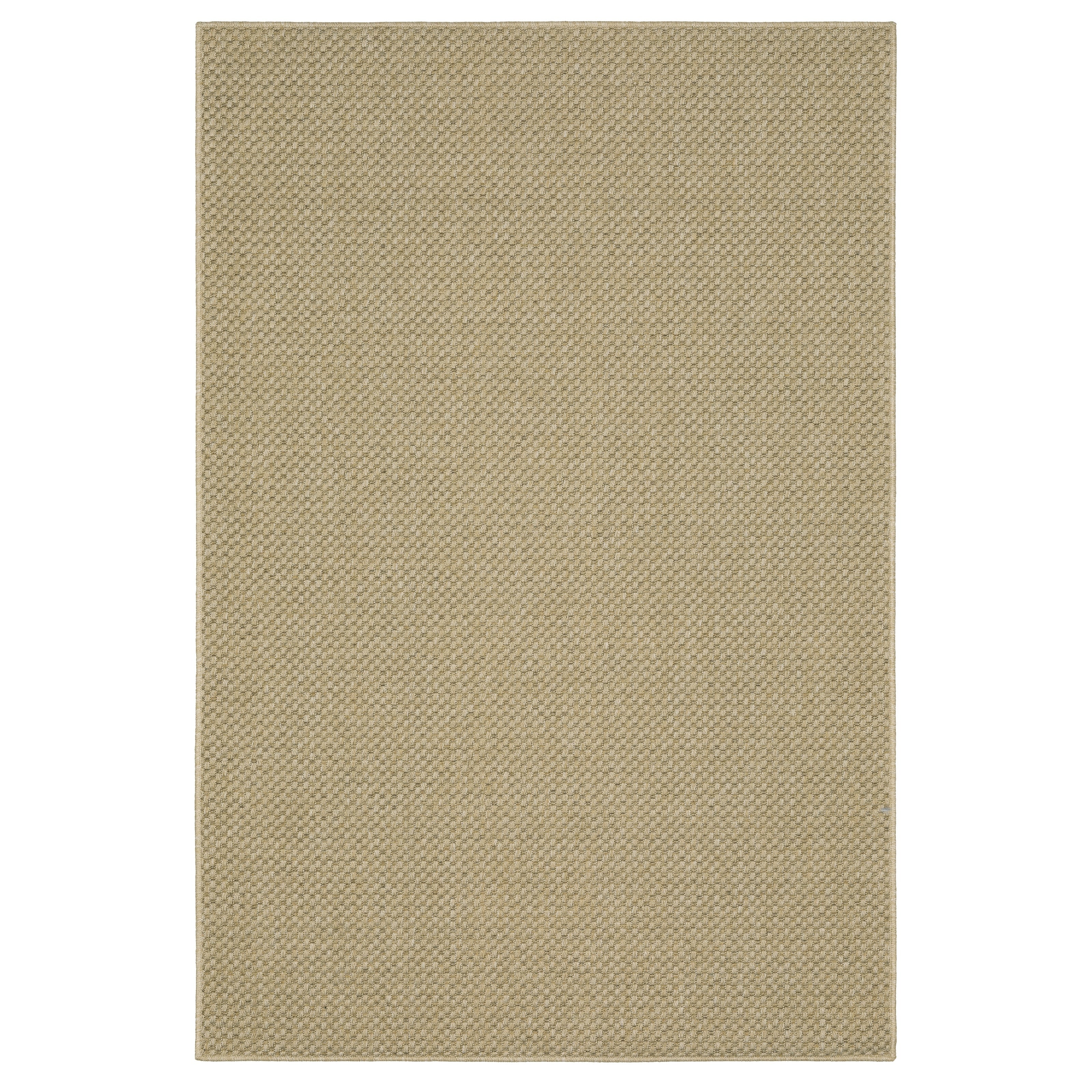 Tapis d'intérieur et d'extérieur Vista Home Kauai en tissage panier ton sur ton.