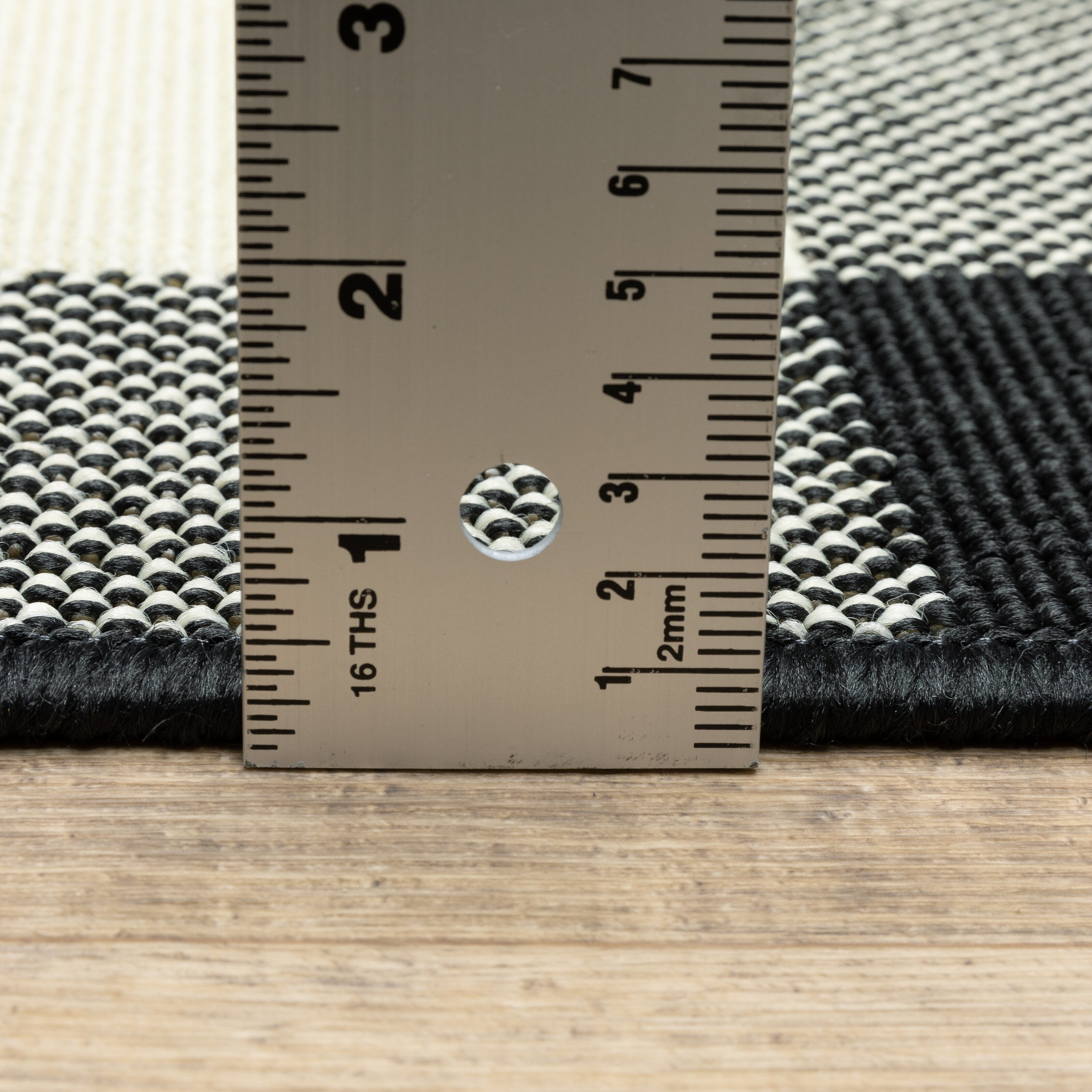 Tapis d'intérieur/extérieur à carreaux vichy de Malte de Vista Home