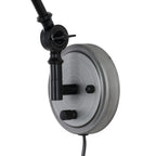 Applique murale industrielle à bras pivotant WINGBO avec abat-jour en métal, paquet de 2...