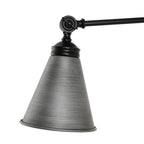 Applique murale industrielle à bras pivotant WINGBO avec abat-jour en métal, paquet de 2...