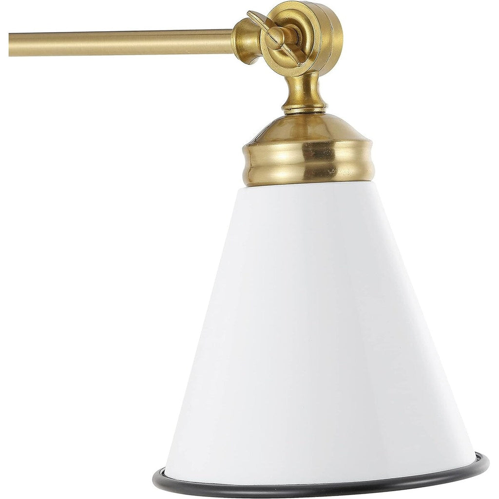 Applique murale industrielle à bras pivotant WINGBO avec abat-jour en métal, paquet de 2...