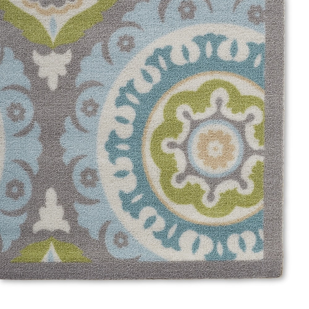 Tapis médaillon bohème d'intérieur et d'extérieur Waverly Sun N' Shade