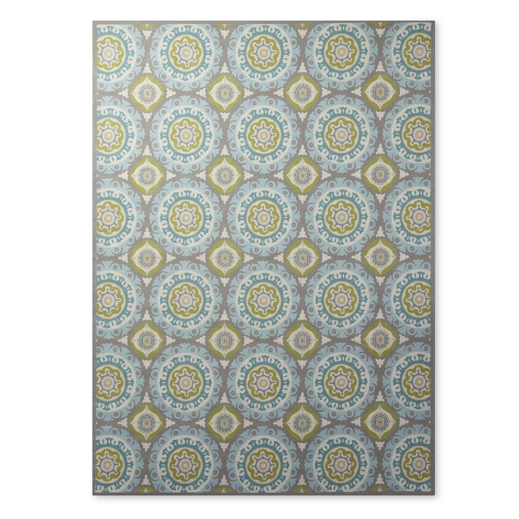 Tapis médaillon bohème d'intérieur et d'extérieur Waverly Sun N' Shade