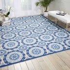 Tapis médaillon bohème d'intérieur et d'extérieur Waverly Sun N' Shade