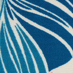 Tapis d'intérieur/extérieur moderne botanique Waverly Sun N' Shade