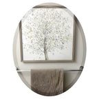 Miroir biseauté ovale sans cadre Wells