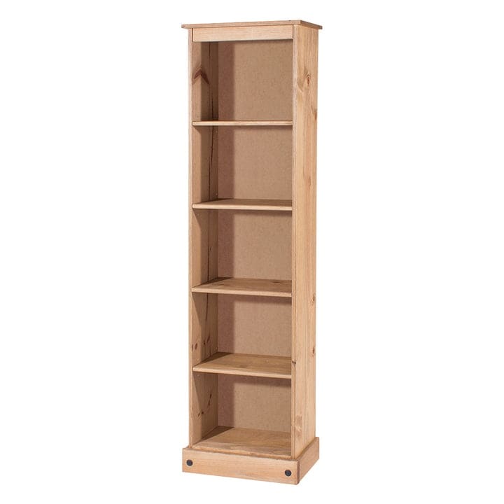 Bibliothèque haute et étroite en bois, collection Corona | Furniture Dash