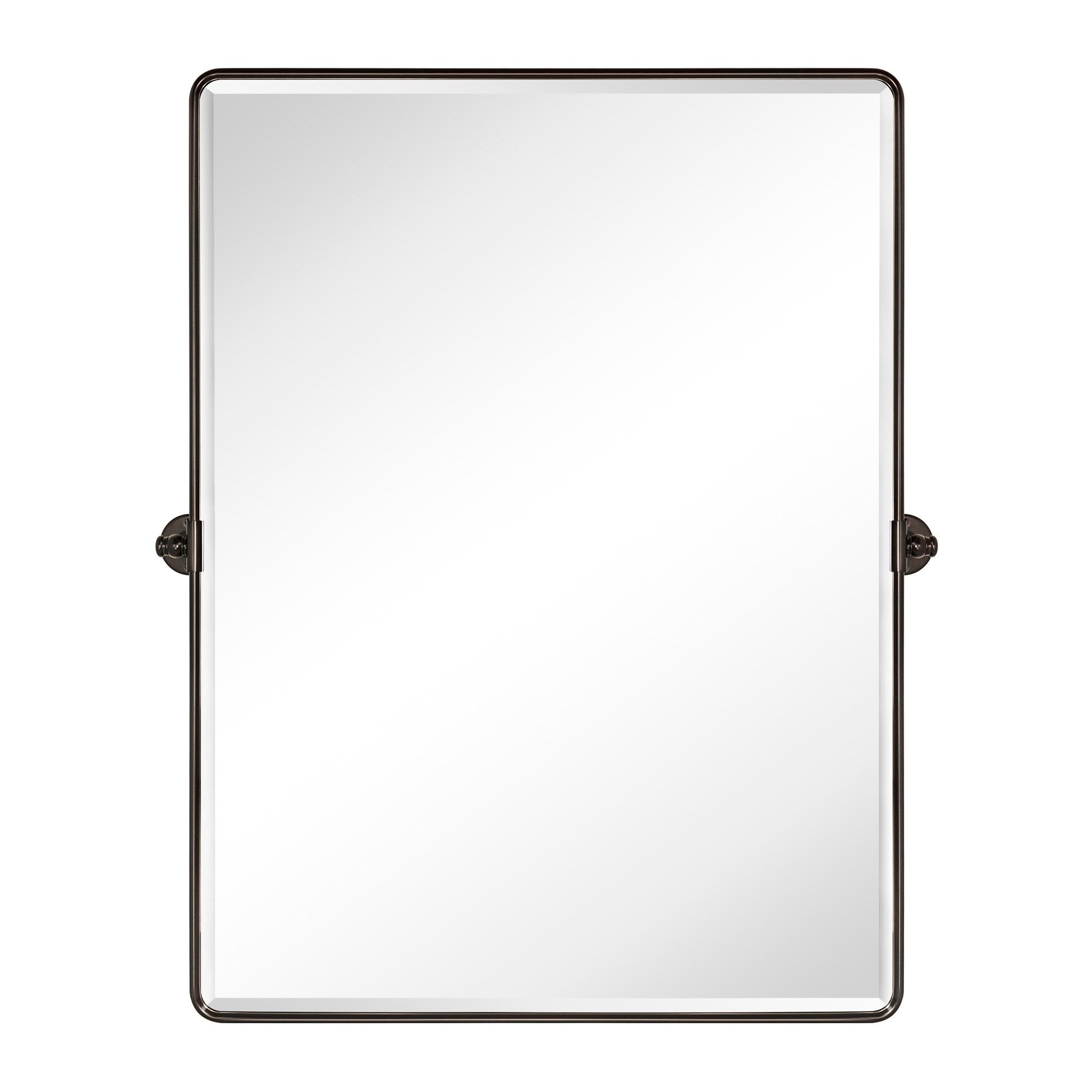 Miroirs muraux verticaux rectangulaires en métal TEHOME Woodvale