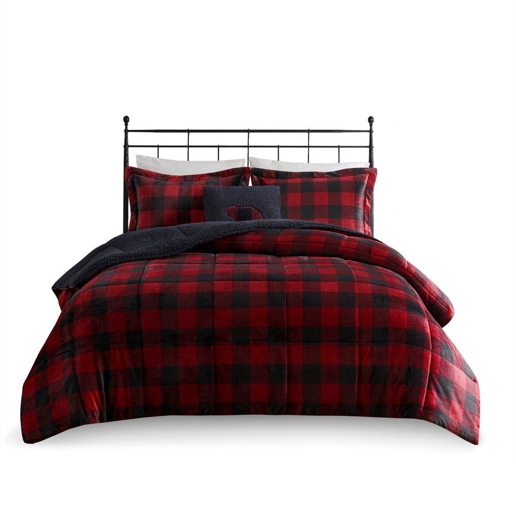 Parure de couette Woolrich Alton en duvet synthétique et sherpa