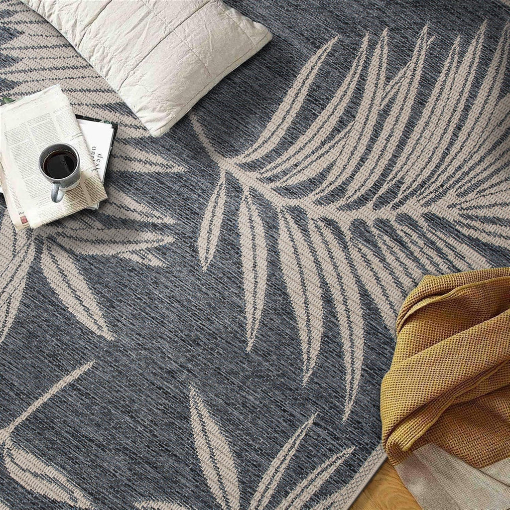 Tapis d'intérieur/extérieur à motif floral contemporain World Rug Gallery