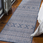 Tapis d'intérieur/extérieur texturé à motif géométrique bohème vieilli World Rug Gallery