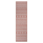 Tapis d'intérieur/extérieur texturé à motif géométrique bohème vieilli World Rug Gallery