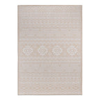 Tapis d'intérieur/extérieur texturé à motif géométrique bohème vieilli World Rug Gallery