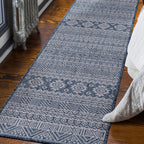 Tapis d'intérieur/extérieur texturé à motif géométrique bohème vieilli World Rug Gallery