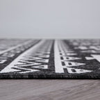 Tapis d'intérieur/extérieur texturé à motif géométrique bohème vieilli World Rug Gallery