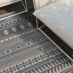 Tapis d'intérieur/extérieur bohème moderne de la World Rug Gallery